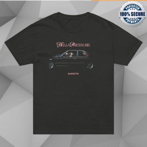 Saweetie Merch Store Shop Hella Pressure Cover Tee