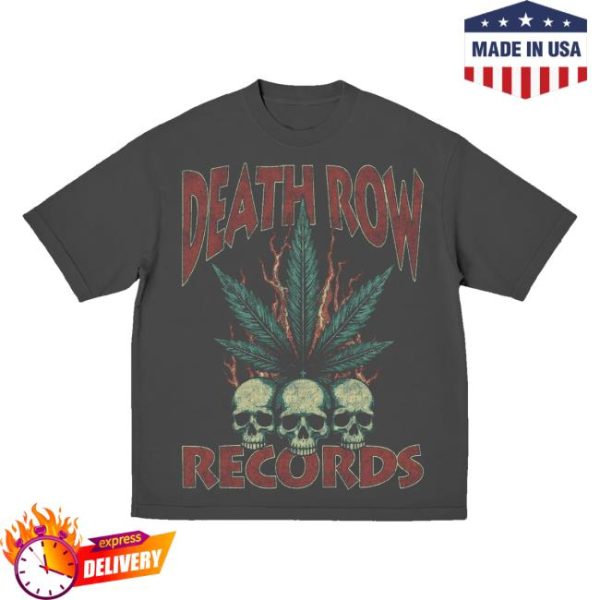 Death Row Records Merch Store Shop Death Row Skulls Tee