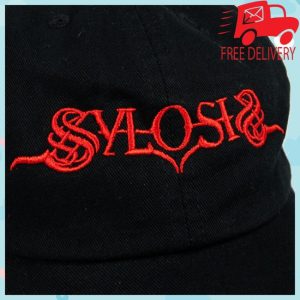 Sylosis Store Merch Red Logo Black Cap