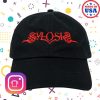 kenny sylosis store merch red logo cap black