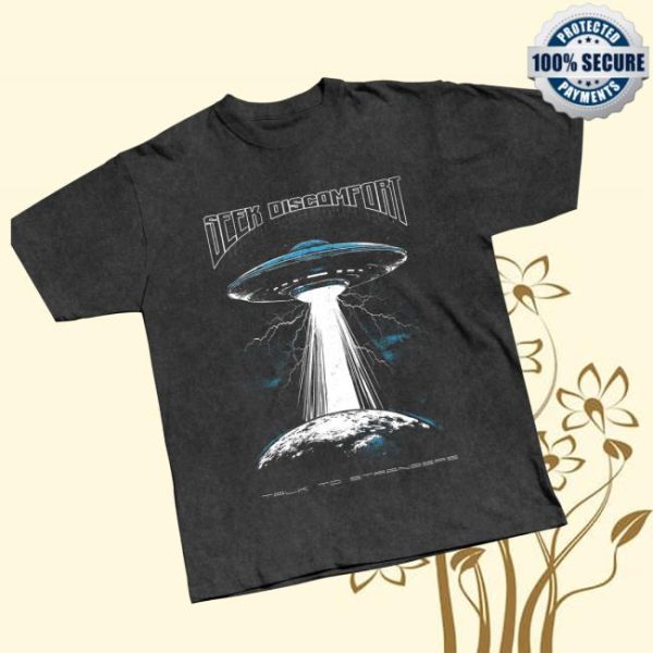 Seek Discomfort Store Merch Aliens Exist Tee