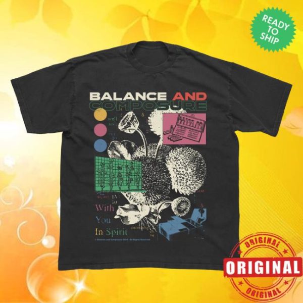 Balance And Comp Store Merch Floral Black T-Shirt