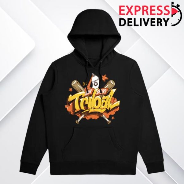 Tribal Streetwear Store Merch Duro Blast Black Men’s Pullover Hoodie