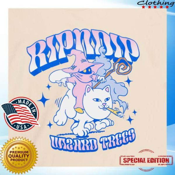Ripndipclothing Store Merch Ripndip Wizard Trees Riding High Tee