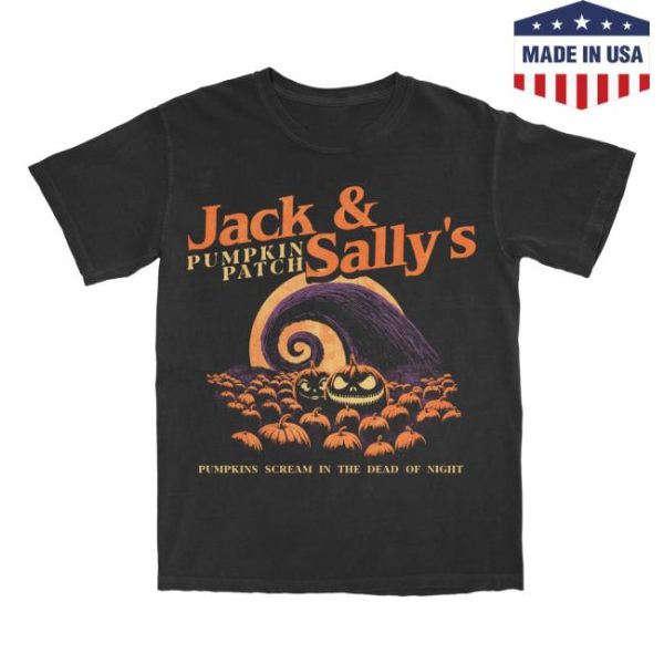 Lostbrostradingco Store Merch Jack And Sally’s Pumpkin Patch Tee