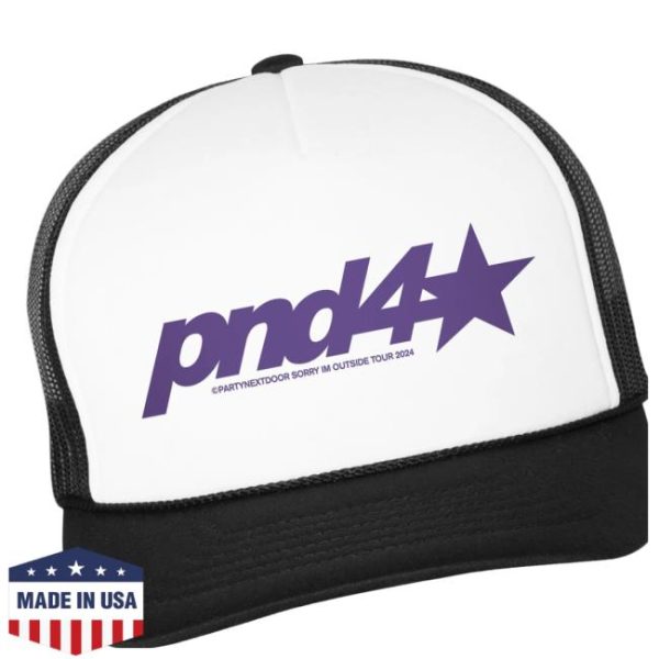 Partynextdoor Store Merch Pnd4 Trucker Hat