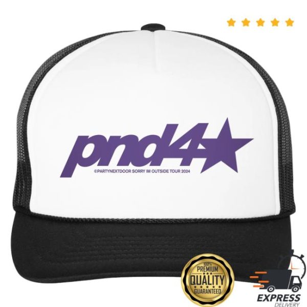 Partynextdoor Store Merch Pnd4 Trucker Hat