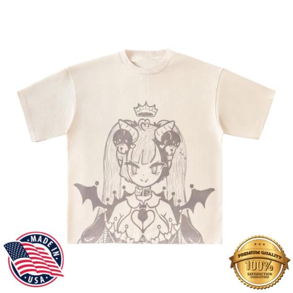 Apari Merch Store Shop Ironmouse Portrait Cream T-Shirt