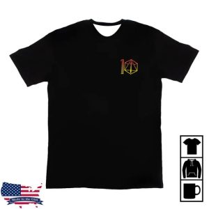 Critical Role Merch Store Shop Critical Role 10 Year Anniversary Live Tour T-Shirt