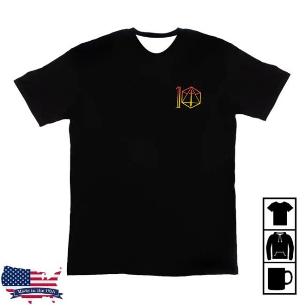 Critical Role Merch Store Shop Critical Role 10 Year Anniversary Live Tour T-Shirt