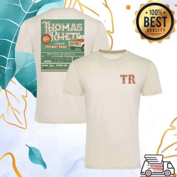 Thomas Rhett Store Merch Shop 2025 Better In Boots Boston Tee