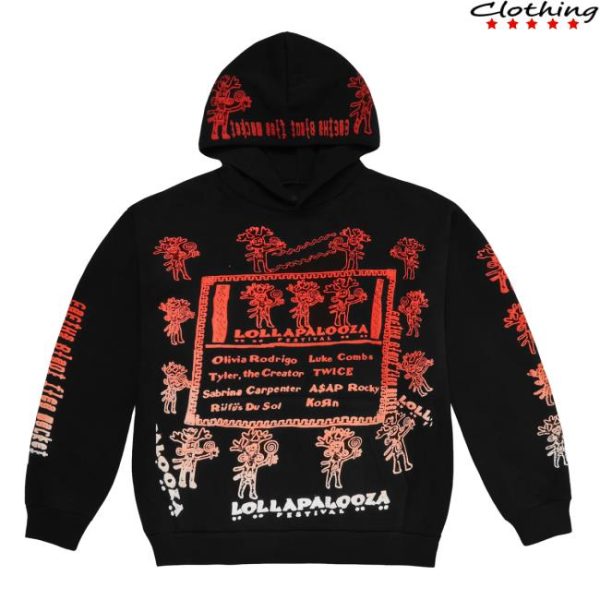 Lollapalooza Merch Store Shop Lollapalooza X Cactus Plant Flea Market Hoodie