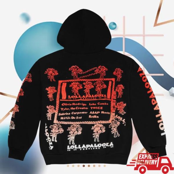 Lollapalooza Merch Store Shop Lollapalooza X Cactus Plant Flea Market Hoodie
