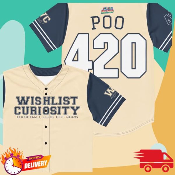 Grandpoobear Store Merch Wishlist Curiosity Baseball Jersey