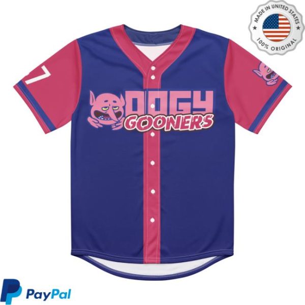 Grandpoobear Store Merch Oogy Gooners Baseball Jersey