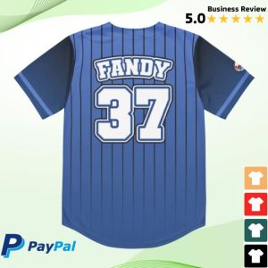 Grandpoobear Store Merch Andy Fandys Baseball Jersey