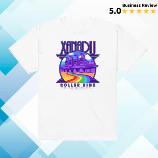 Olivia Newton John Merch Store Shop Rainbow Xanadu T-Shirt
