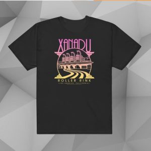 Olivia Newton John Merch Store Shop Pink Gradient Xanadu T-Shirt