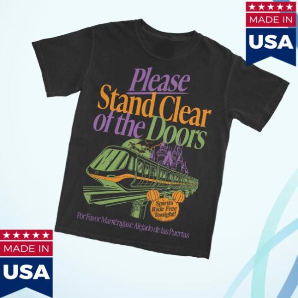 Lostbrostradingco Merch Please Stand Clear Halloween Variant Tee