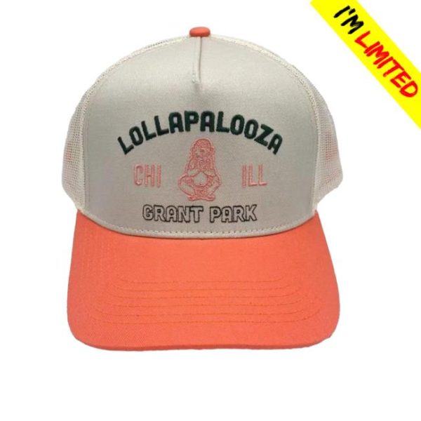 Lollapalooza Merch Store Shop Buddha Trucker Hat
