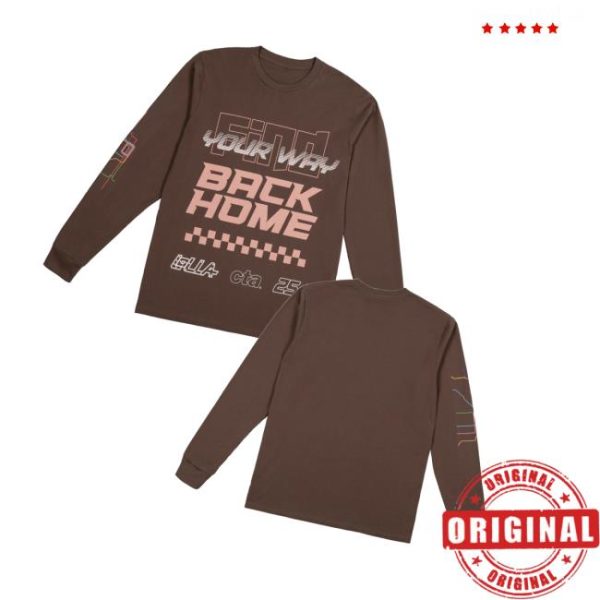 Lollapalooza Merch Store Shop Lollapalooza X Cta X Ellen Ma Find Your Way Long Sleeve Tee
