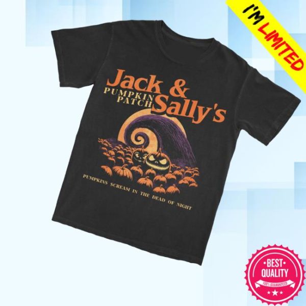 Lostbrostradingco Merch Store Shop Jack And Sally’s Pumpkin Patch Tee