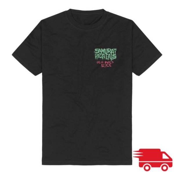 Bravado Store Merch Samurai Pizza Cats Fear No Slice Cover Shirt
