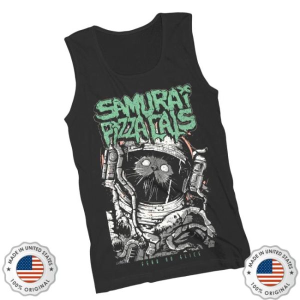 Bravado Store Merch Samurai Pizza Cats Astronaut Tank-Tops
