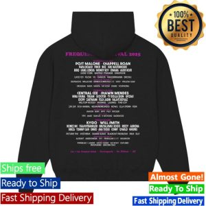 Bravado Store Merch Frequency Festival Astronaut Line-Up 2025 Hoodies