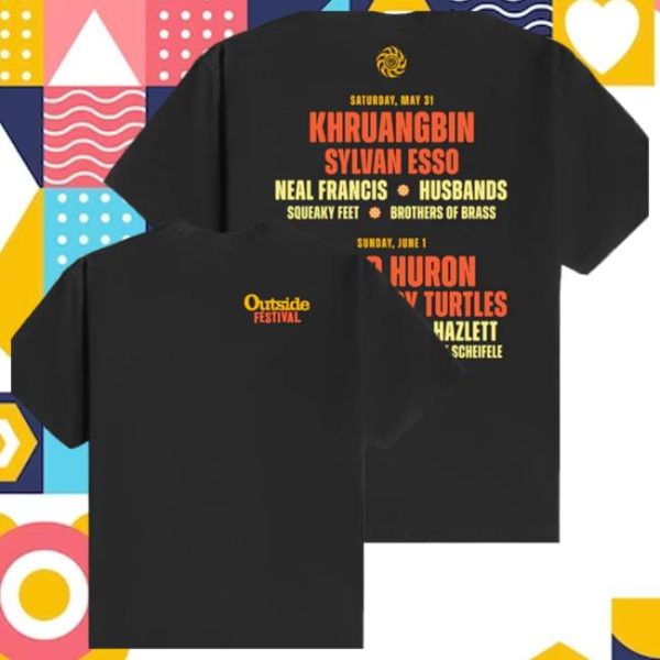 Outside Online Store Merch Black Lineup T-Shirt