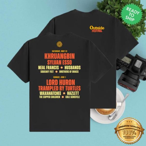 Outside Online Store Merch Black Lineup T-Shirt