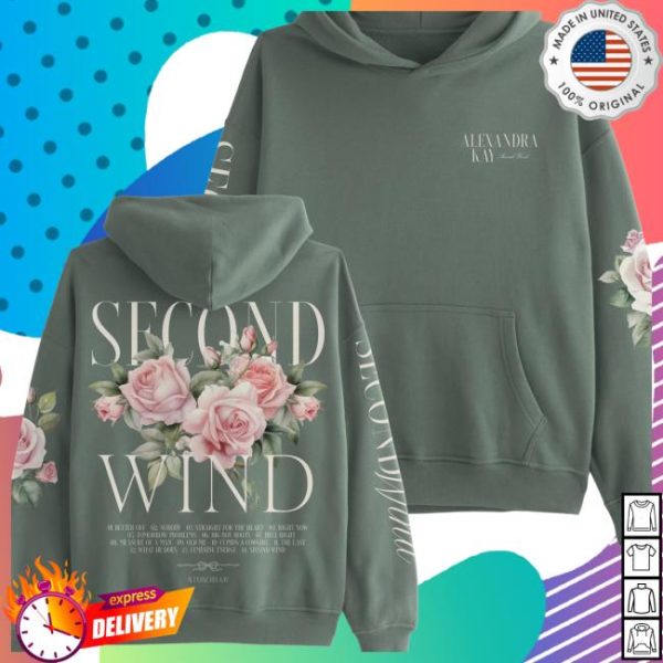 Alexandra Kay Merch Store Shop Second Wind Pigment Alpine Green Hoodie