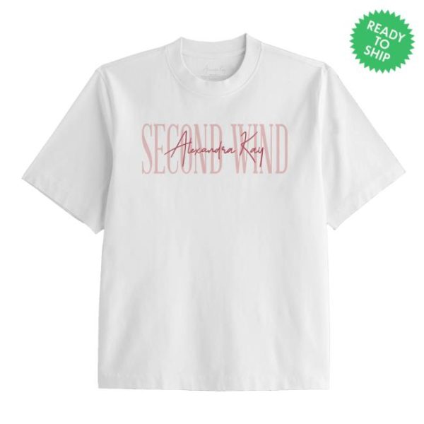 Alexandra Kay Merch Store Shop Windy White Tee