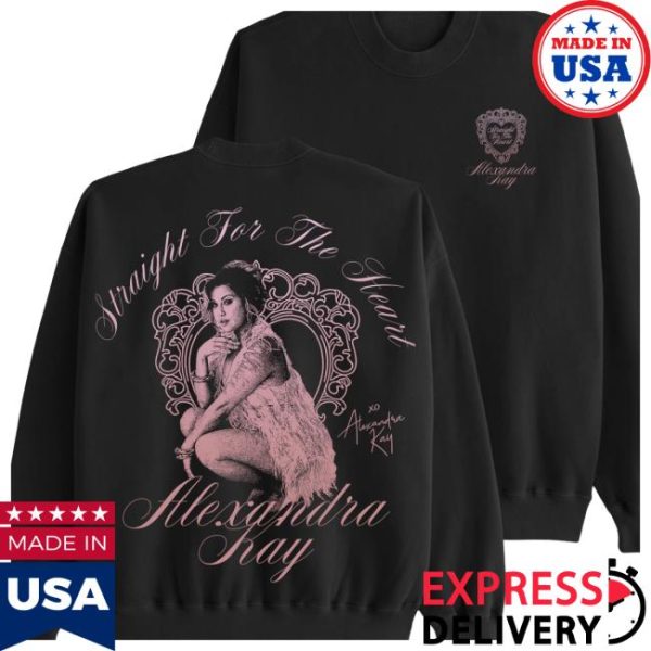 Alexandra Kay Merch Store Shop Straight For The Heart Crewneck