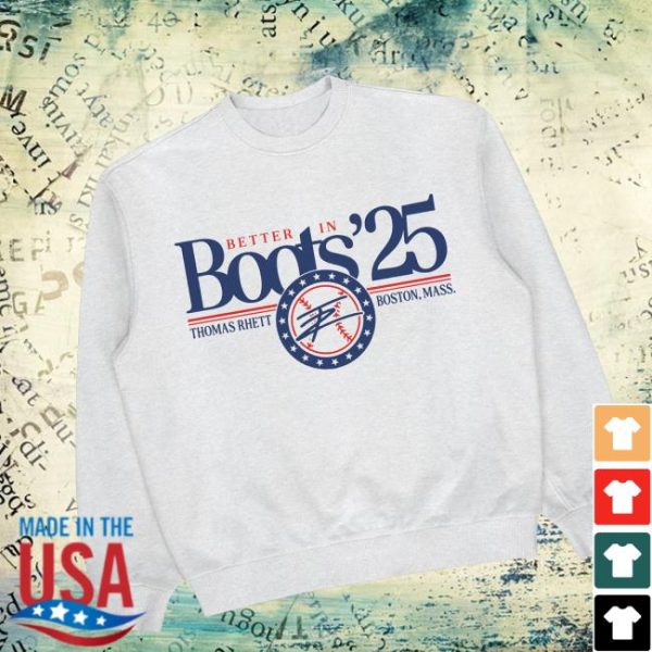 Thomas Rhett Shop Store Merch 2025 Better In Boots Boston Crewneck