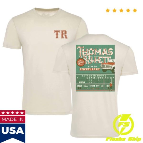 Thomas Rhett Shop Store Merch 2025 Better In Boots Boston Tee