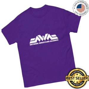 National Wrestling Alliance Store Merch National Wrestling Alliance New Wave White Logo T-Shirt