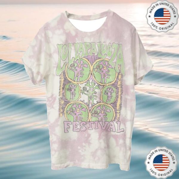 Lollapalooza Store Merch Lolla Lady Lineup Tee