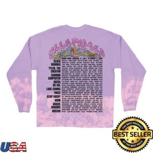 Lollapalooza Store Merch Skyline Lineup Long Sleeve Tee