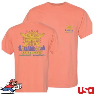 Lollapalooza Store Merch Sunburst Tee