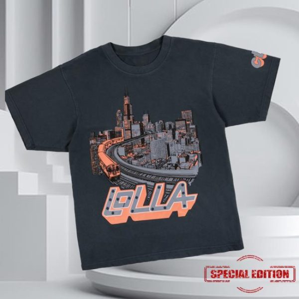 Lollapalooza Store Merch Lollapalooza X Cta X Ellen Ma City Tee