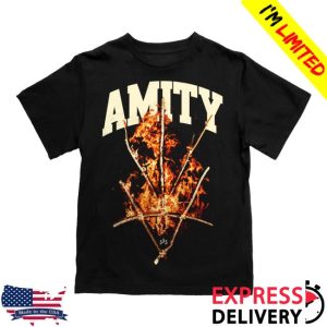 The Amity Affliction Store Merch Rune Black T-Shirt