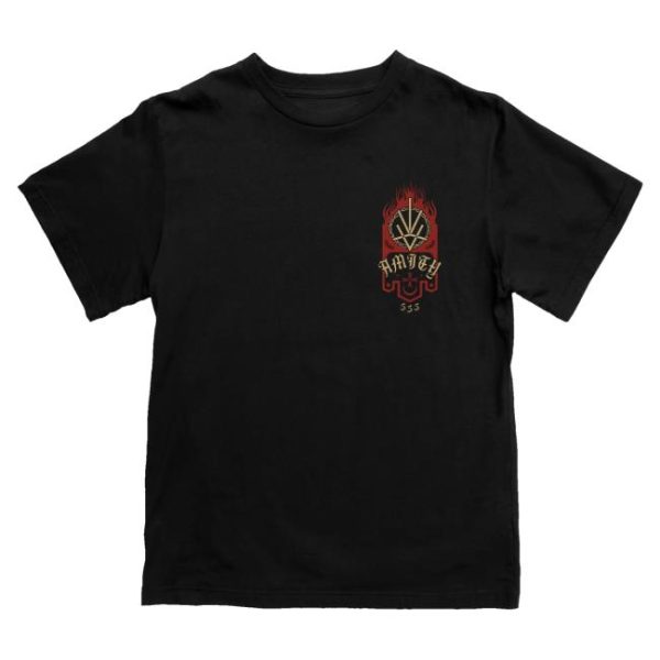 The Amity Affliction Store Merch Banner Black T-Shirt