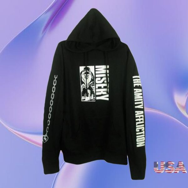The Amity Affliction Store Merch Misery Black Pullover Hoodie