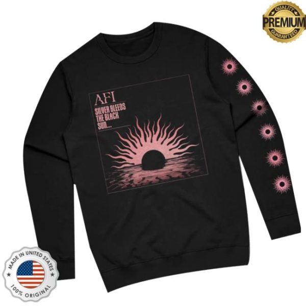 Afireinside Store Merch Silver Bleeds The Black Sun… Long Sleeve