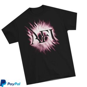 Afireinside Store Merch Silver Bleeds The Black Sun…Pink Logo Tee