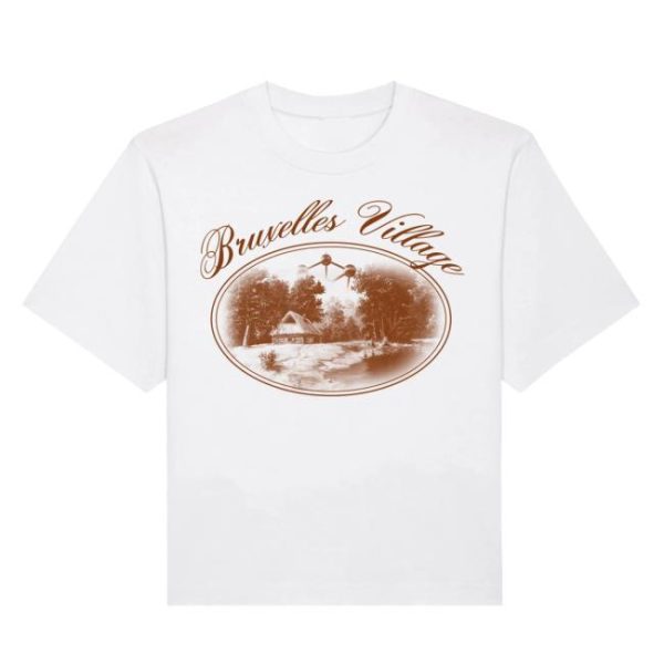 Paradox Brussels Store Merch Bruxelles Village White Tee