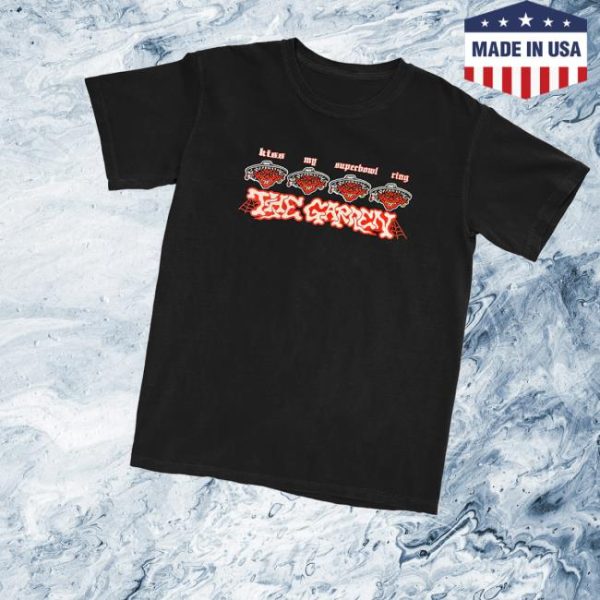 Thegardenvadavada Merch Store Shop Kiss My Superbowl Ring Tee