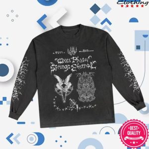 Run For Cover Records Store Merch Wicca Phase Springs Eternal Silver Angel Long Sleeve Shirt
