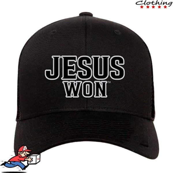 Jesus Won Apparel Store Merch Jesus Won Black Hat